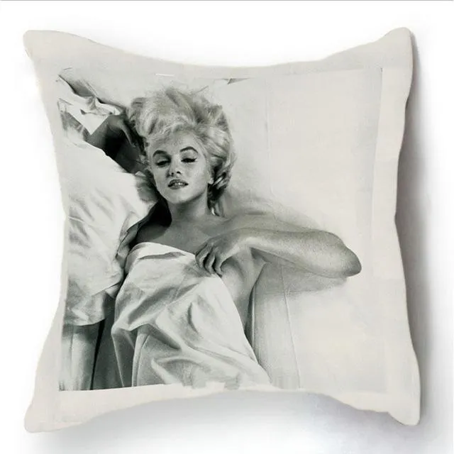 European and American best-selling beauty  square linen pillowcase