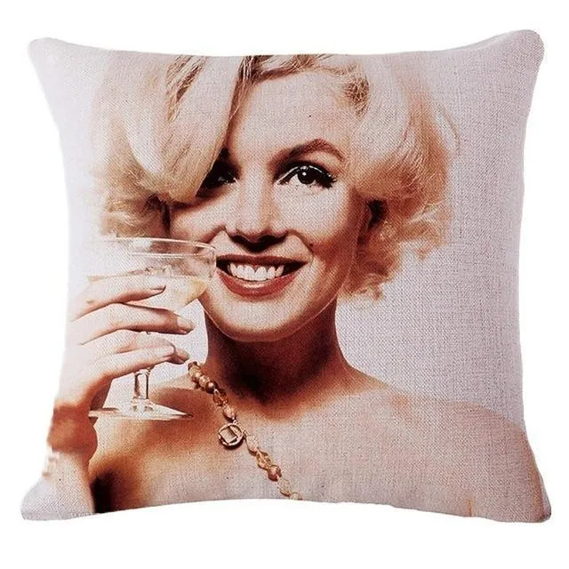 European and American best-selling beauty  square linen pillowcase