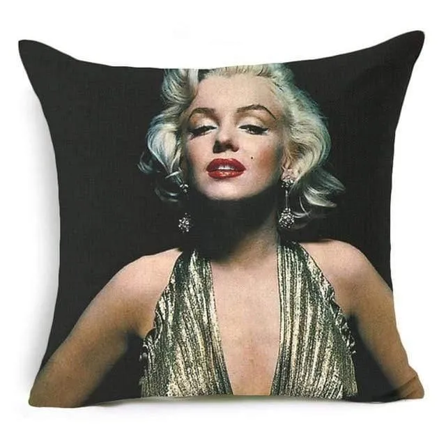European and American best-selling beauty  square linen pillowcase