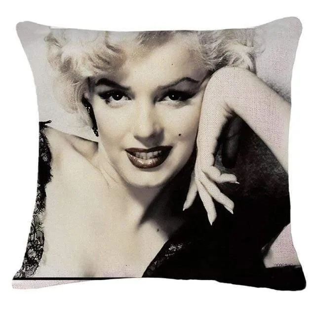 European and American best-selling beauty  square linen pillowcase