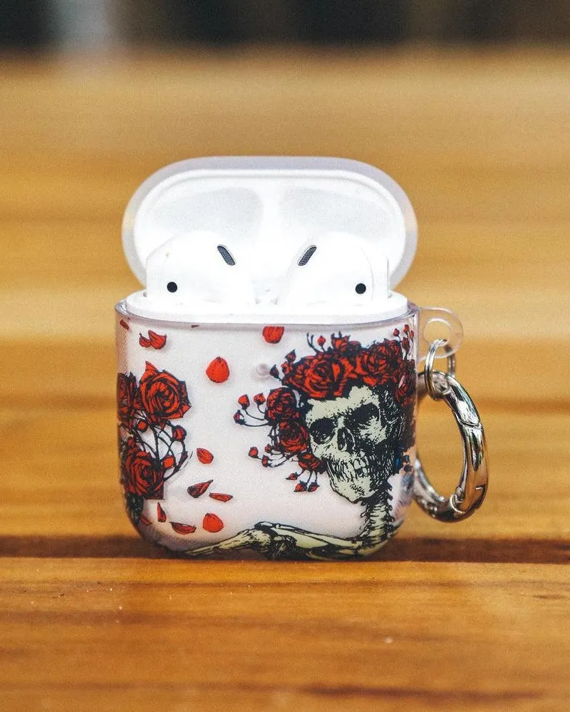 Forever Grateful | Grateful Dead Skeleton Floral AirPods Case