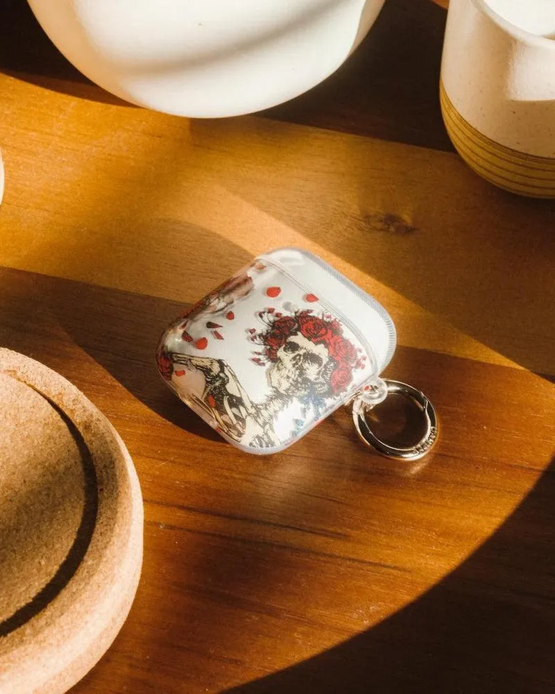 Forever Grateful | Grateful Dead Skeleton Floral AirPods Case
