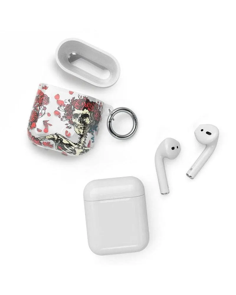 Forever Grateful | Grateful Dead Skeleton Floral AirPods Case