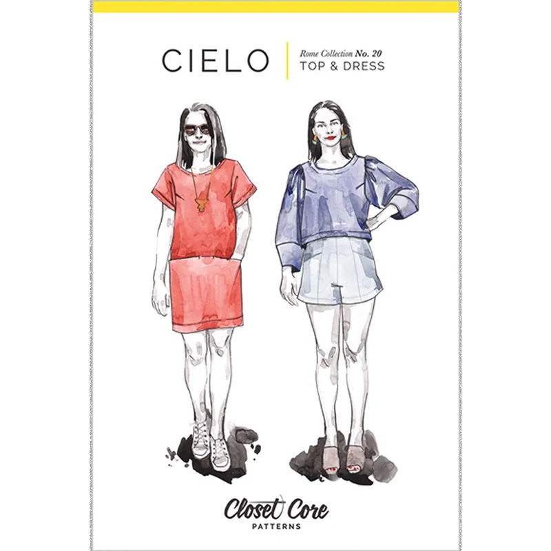 Garment Kit - Cielo Top - Batik Rayon