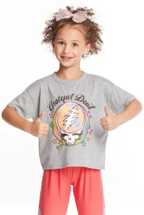 Grateful Dead Airbrushed Steal Your Face Girls Tee