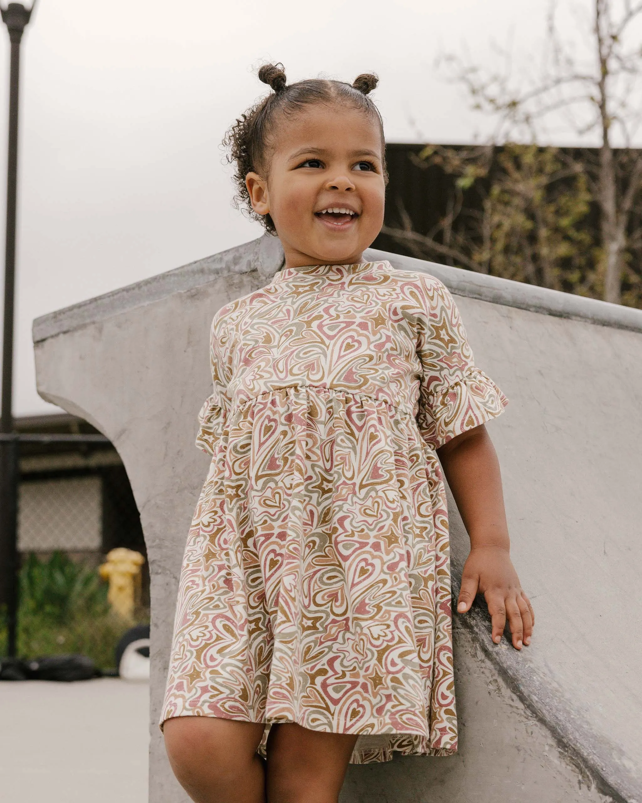 Jersey Babydoll Dress - Groovy