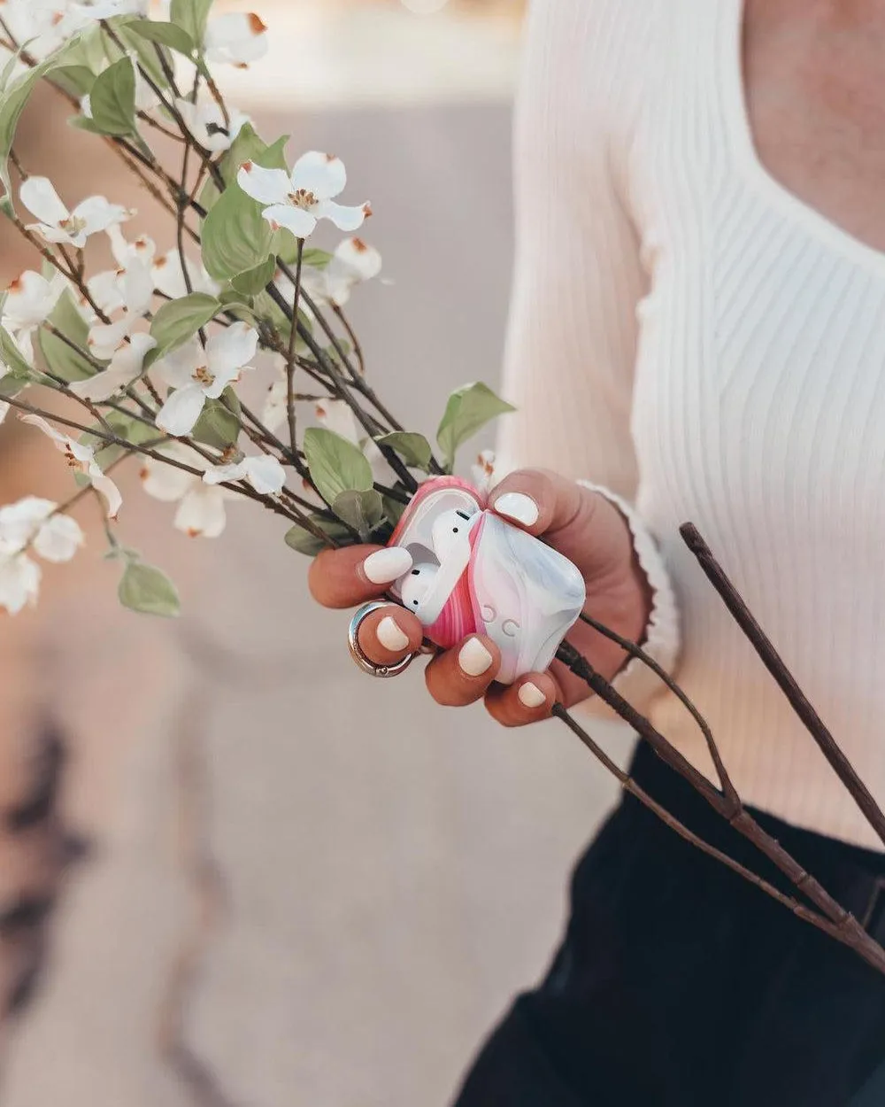Land & Sea | Marble Swirl AirPods Case