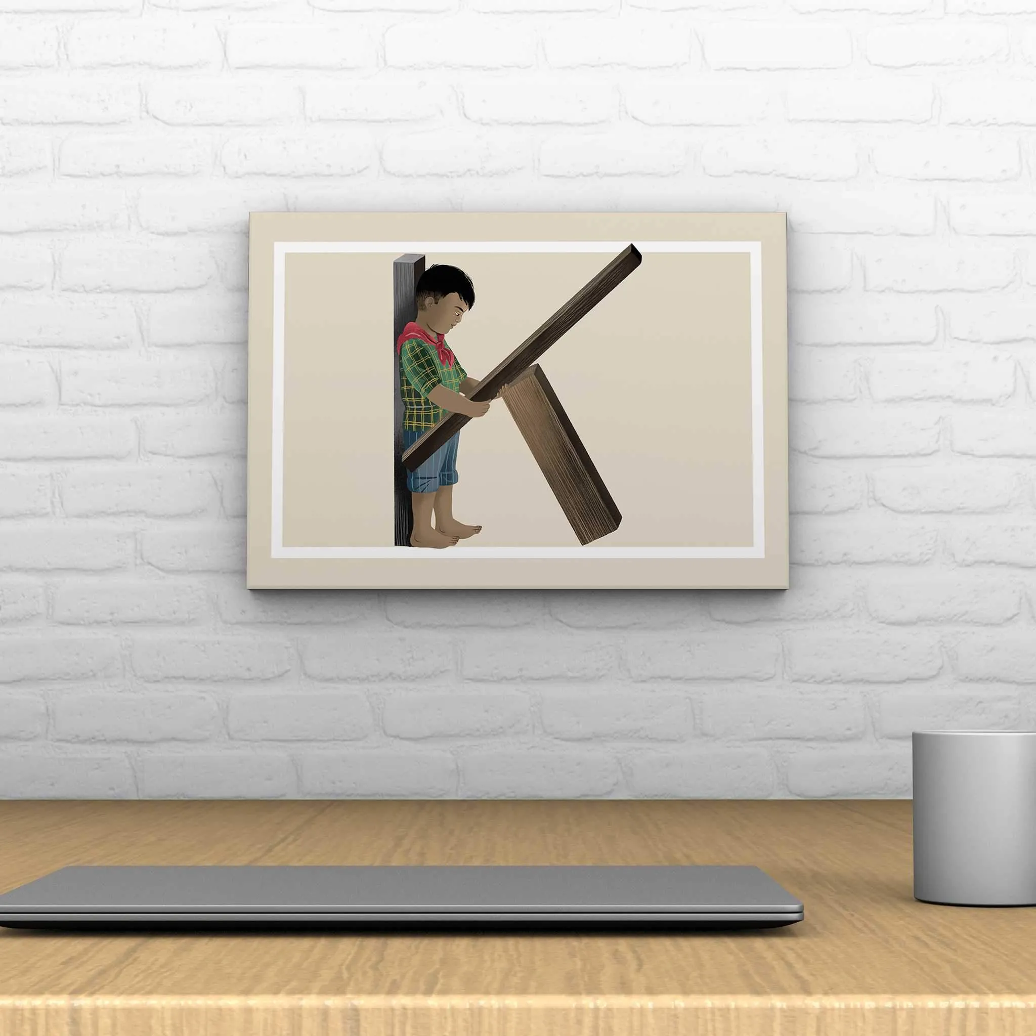 Letras Y Figuras Rectangle Decoposter