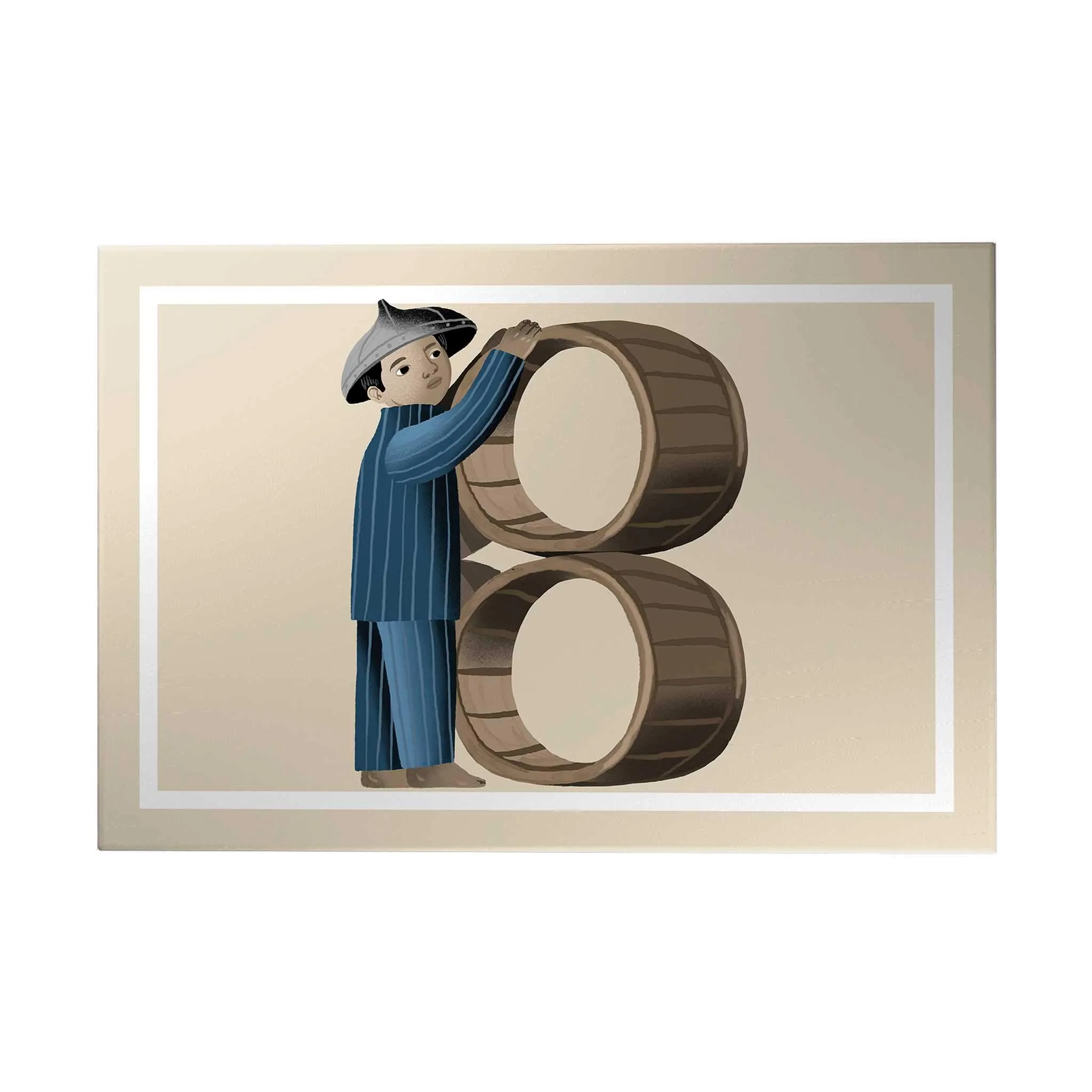 Letras Y Figuras Rectangle Decoposter