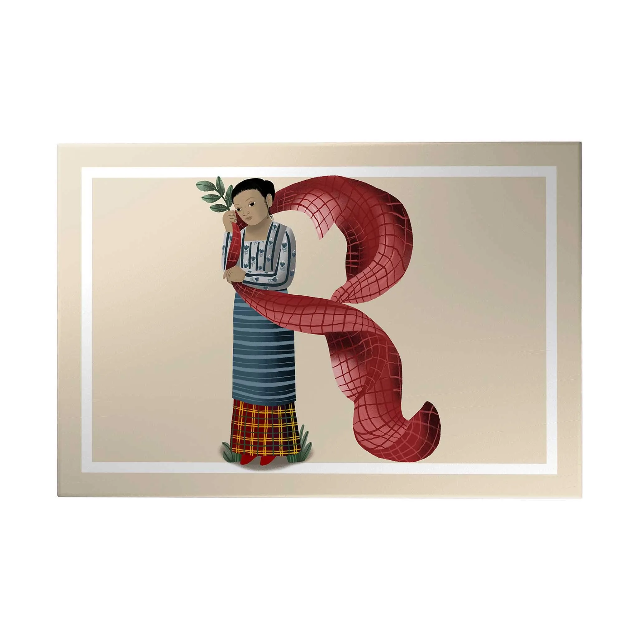 Letras Y Figuras Rectangle Decoposter