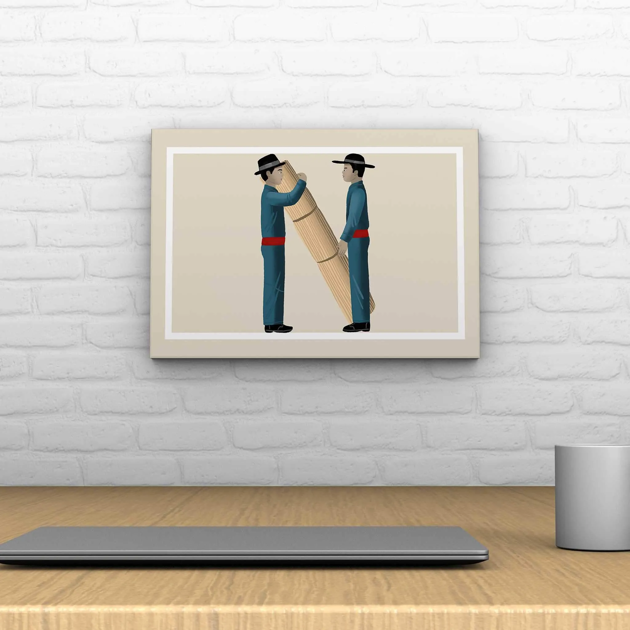 Letras Y Figuras Rectangle Decoposter