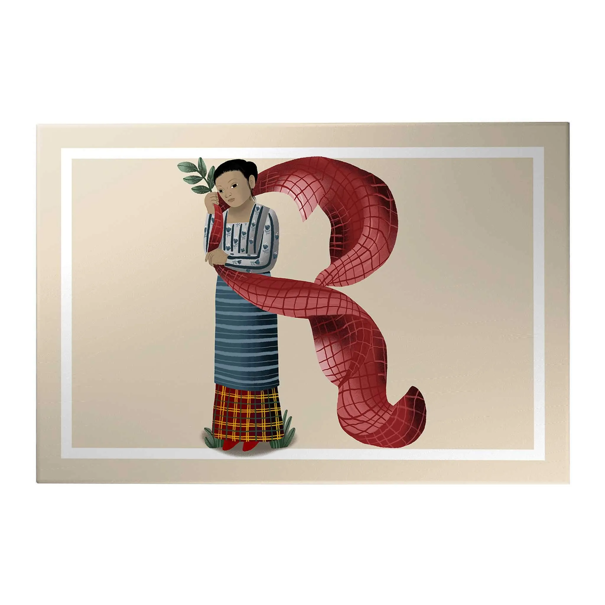 Letras Y Figuras Rectangle Decoposter
