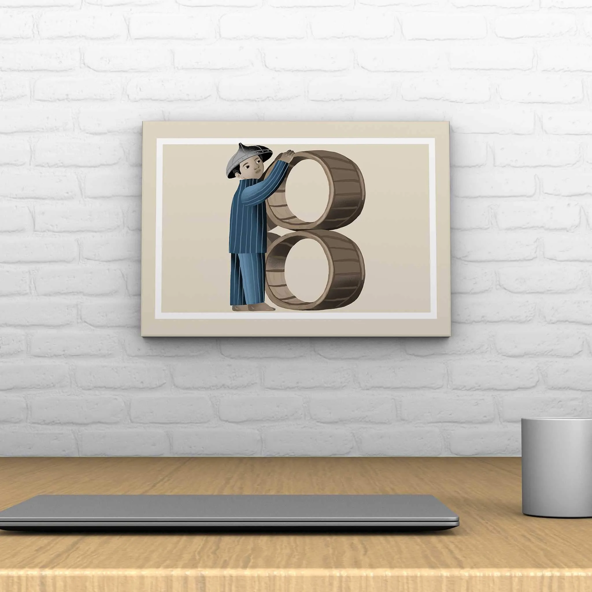Letras Y Figuras Rectangle Decoposter