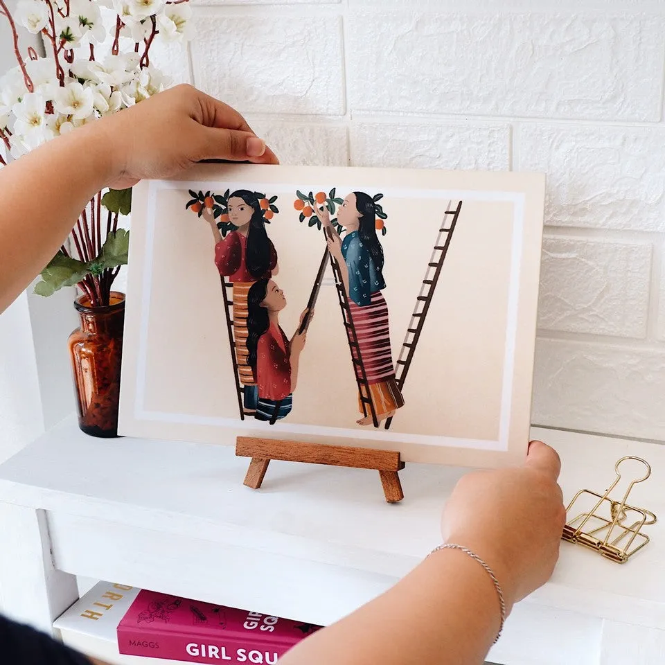 Letras Y Figuras Rectangle Decoposter
