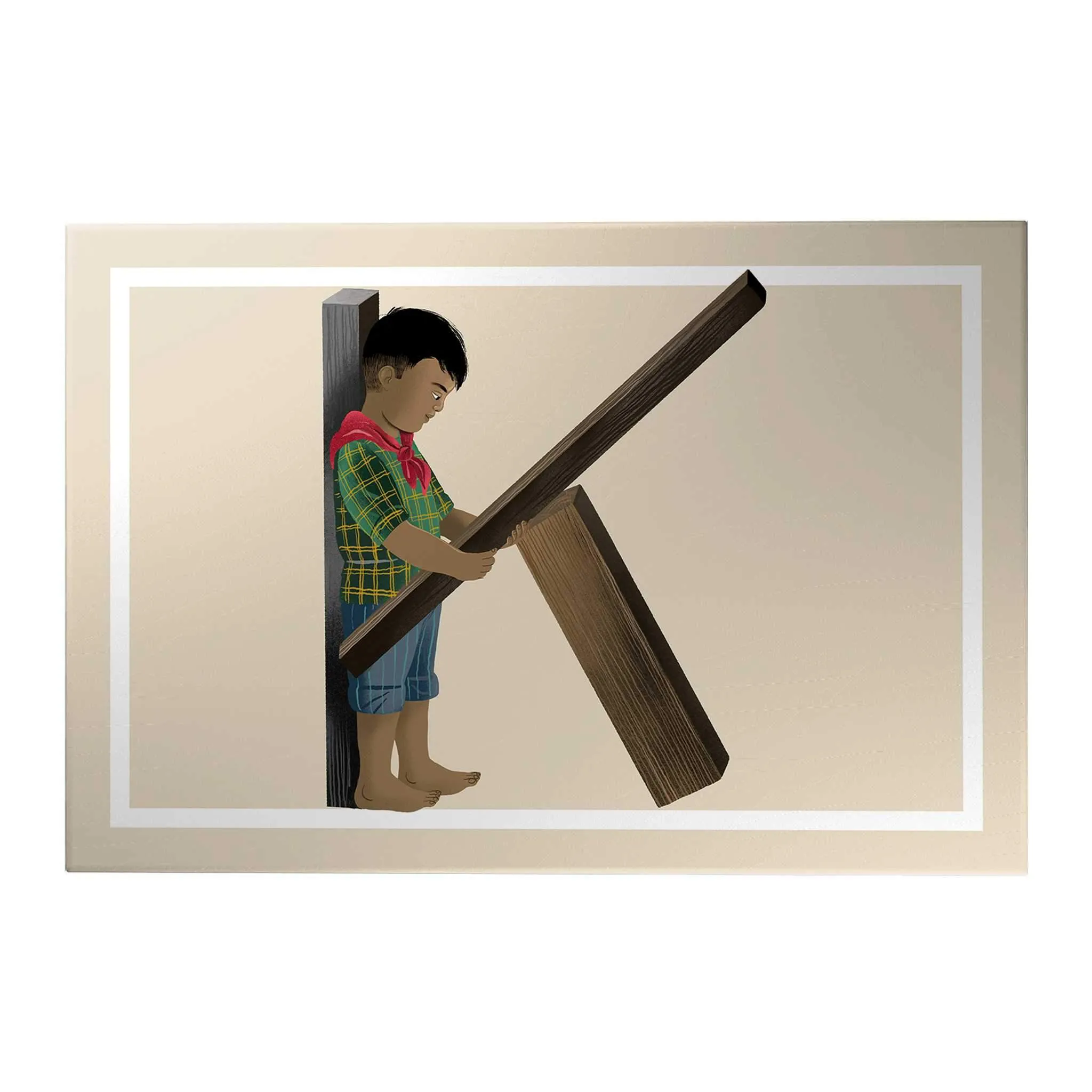 Letras Y Figuras Rectangle Decoposter