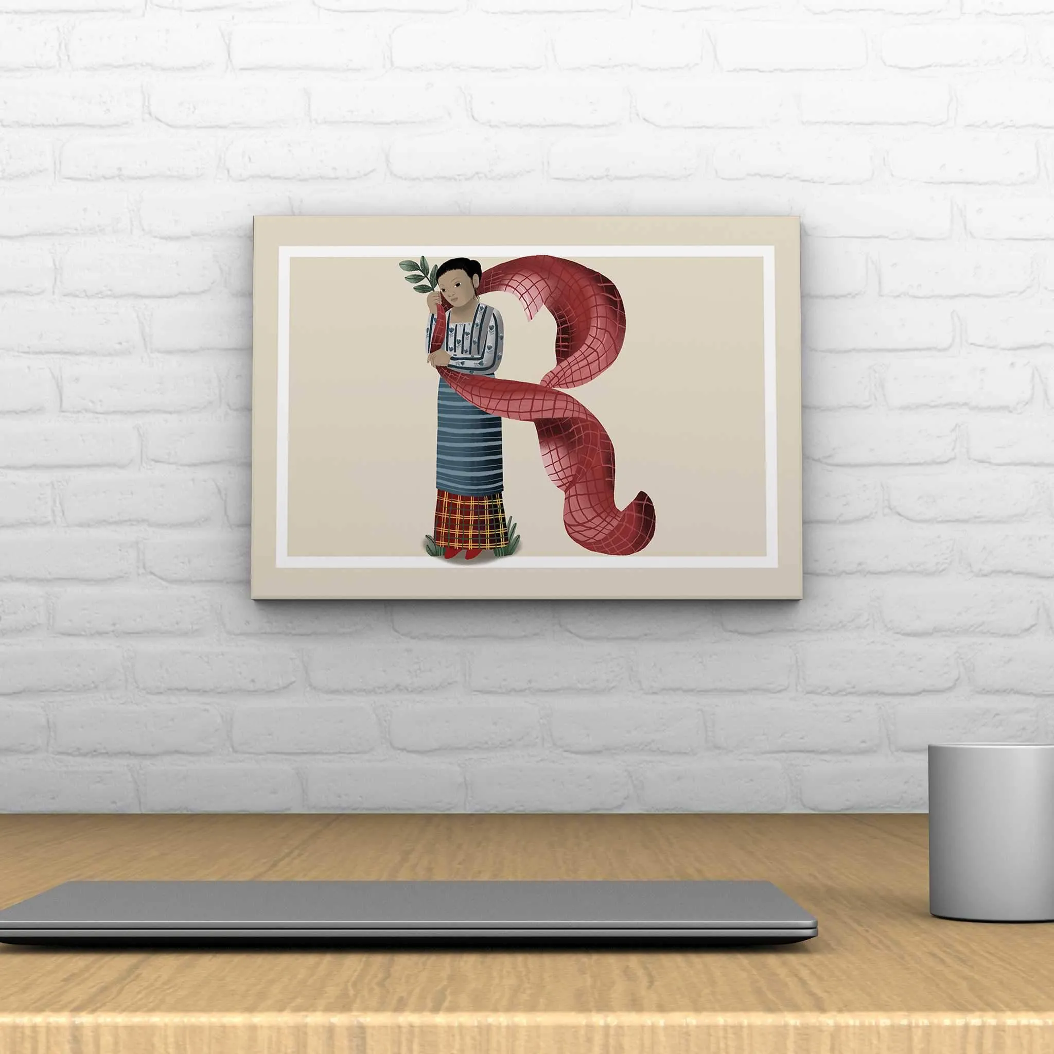 Letras Y Figuras Rectangle Decoposter