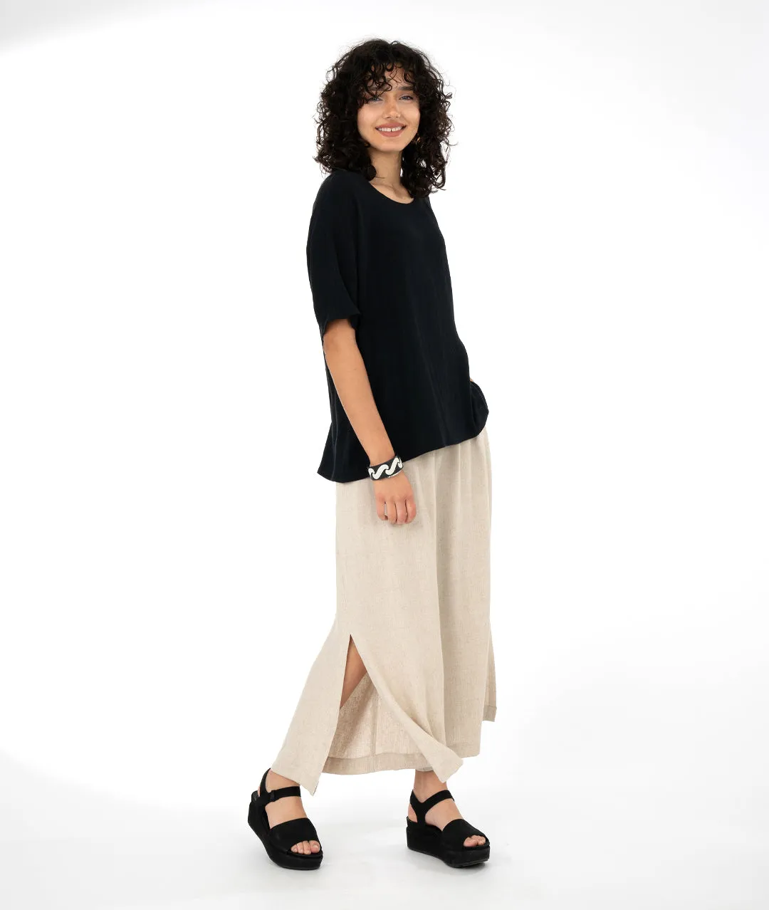 Niche - Brussels Crepe - Silo Top - Black