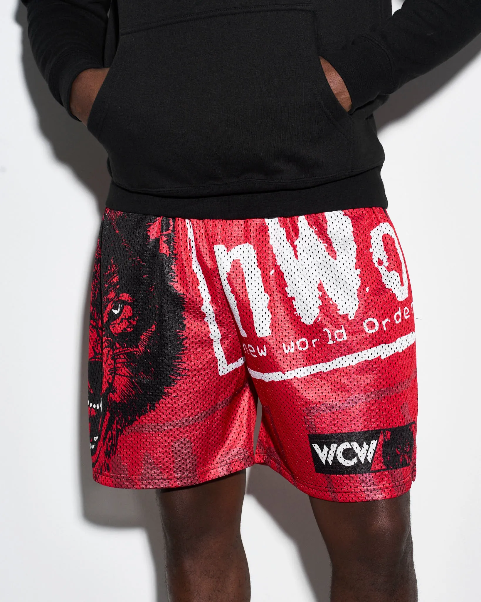 NWO Wolfpac Wolf Retro Shorts