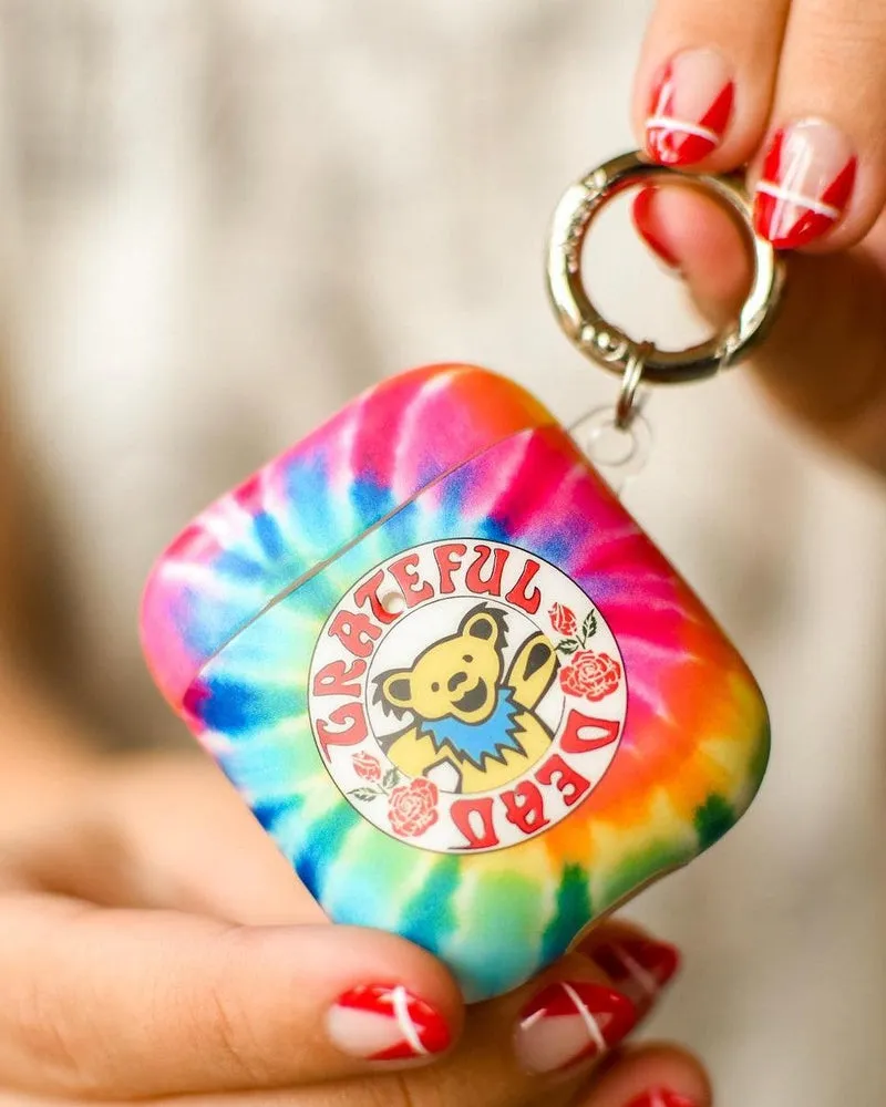 On Tour | Grateful Dead Tie Dye Sticker AirPods Case