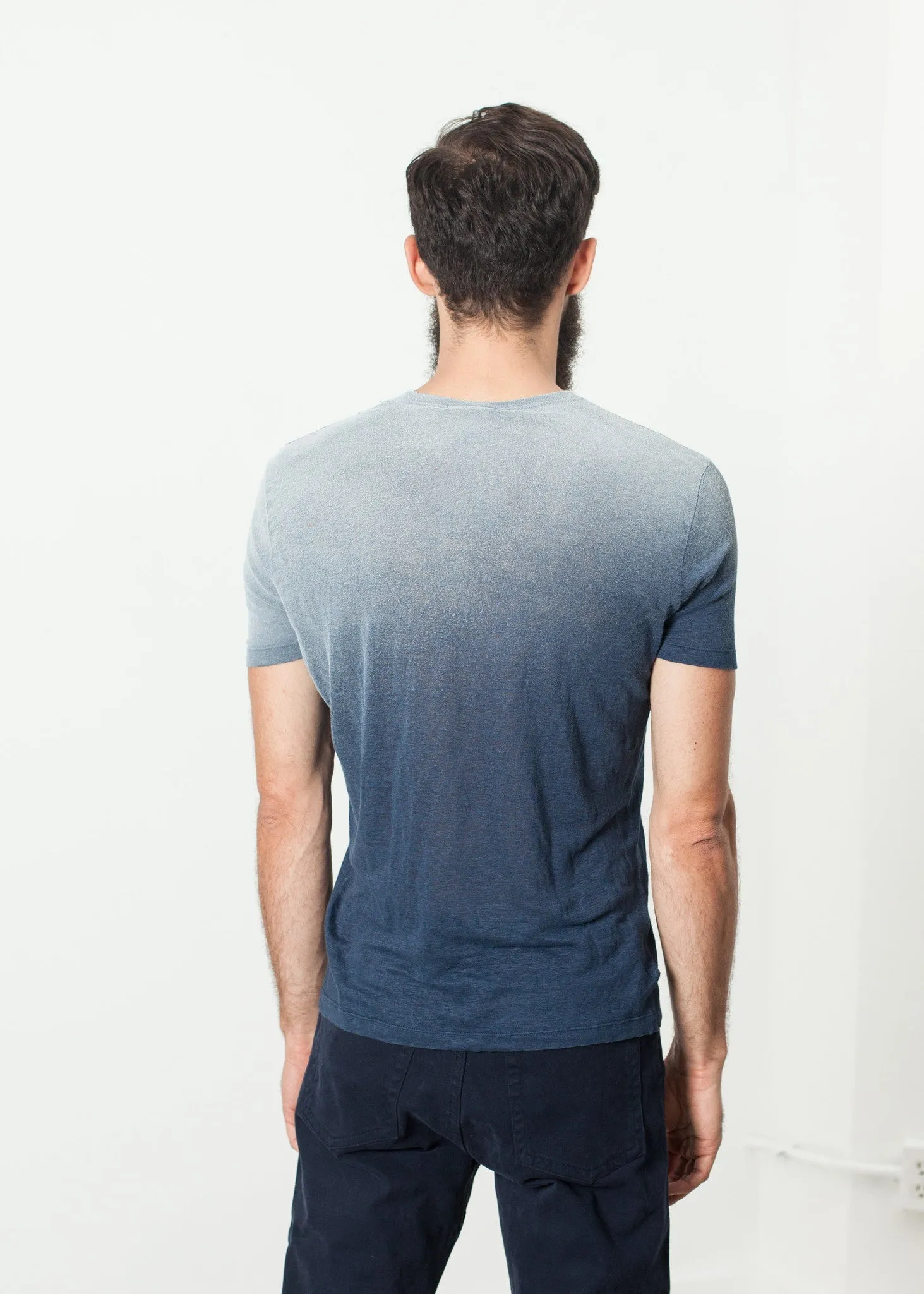 Overprint T-Shirt in Navy -UEB