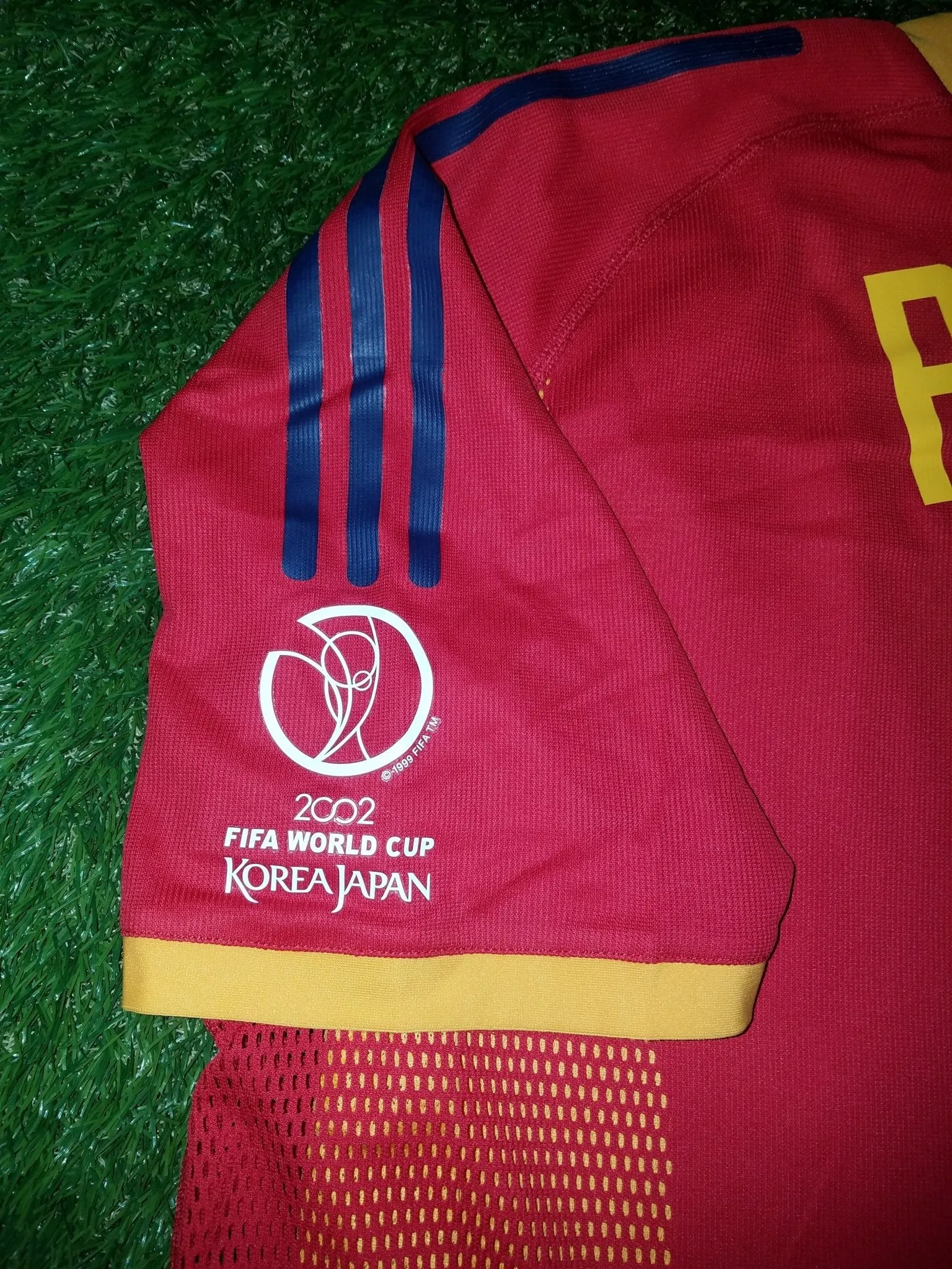 Raul Spain 2002 WORLD CUP PLAYER ISSUE Jersey Shirt Camiseta Espana M