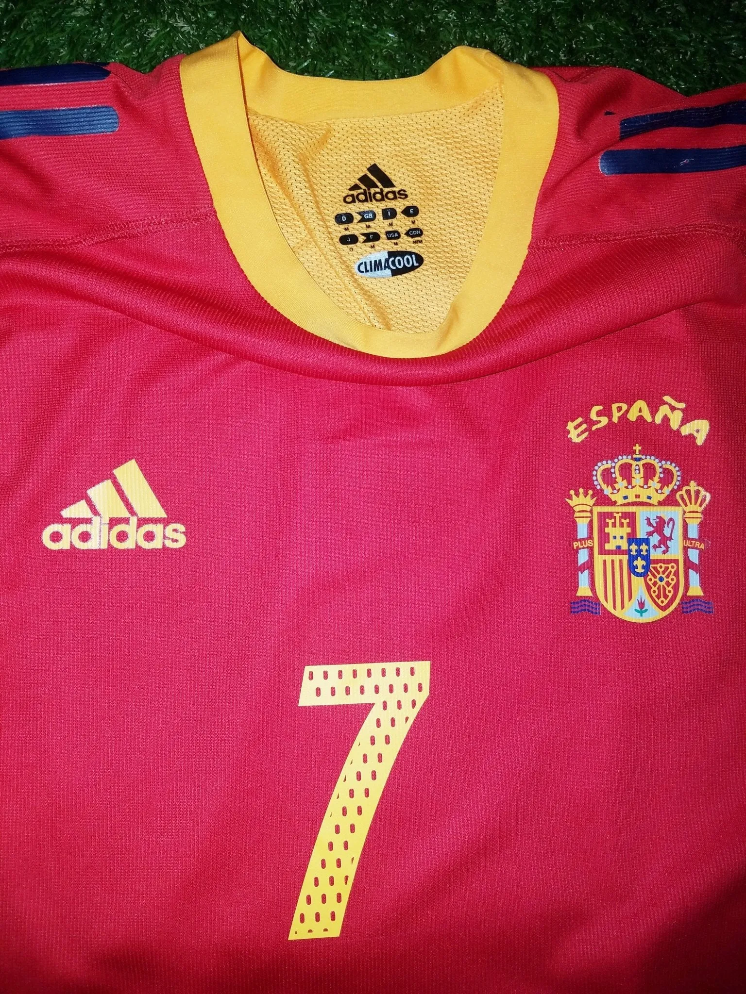 Raul Spain 2002 WORLD CUP PLAYER ISSUE Jersey Shirt Camiseta Espana M