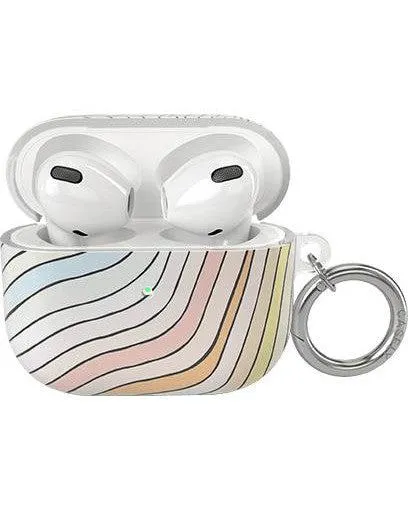 Ride The Wave | Pastel Rainbow Lined AirPods Case