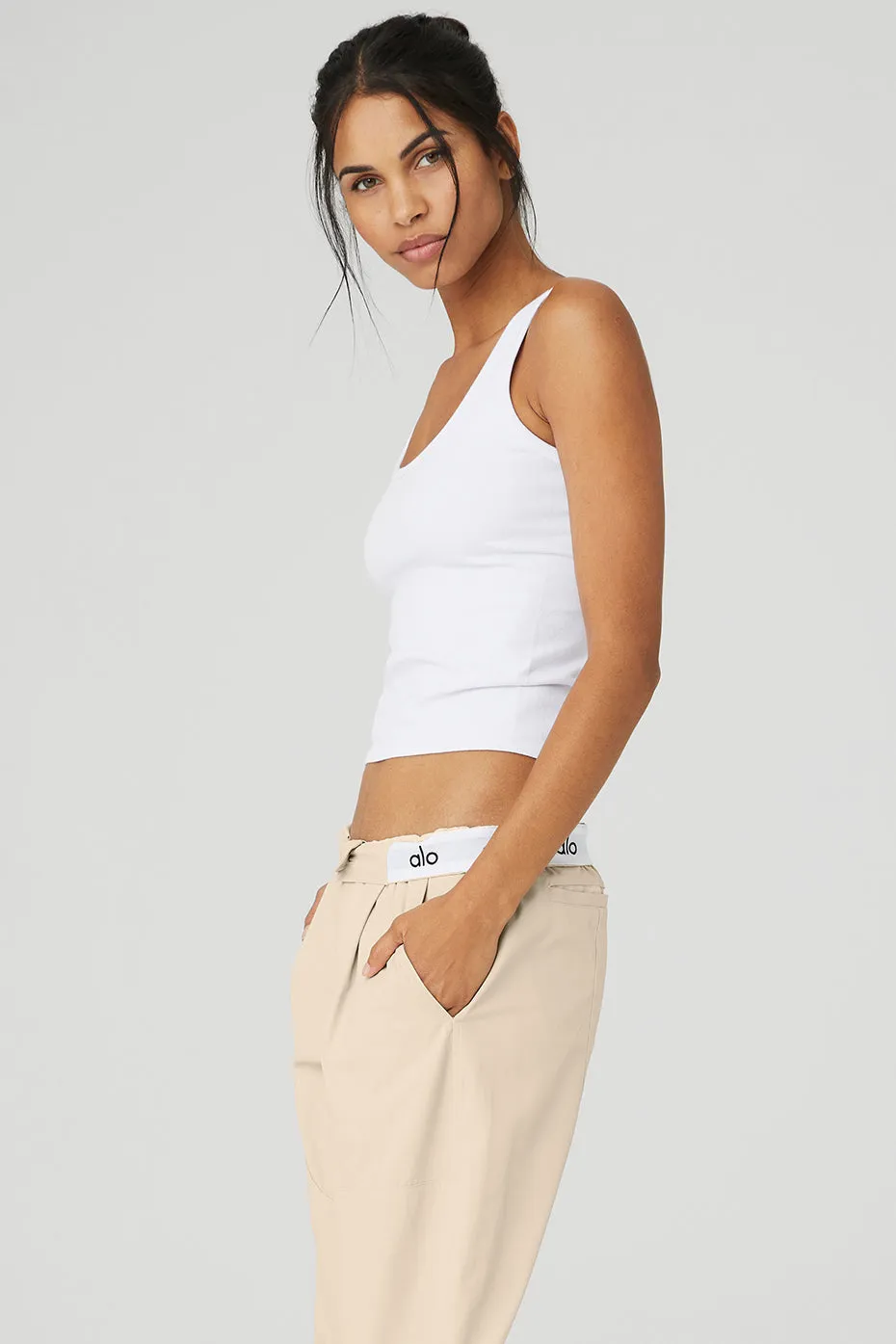 Seamless Chosen Tank - White