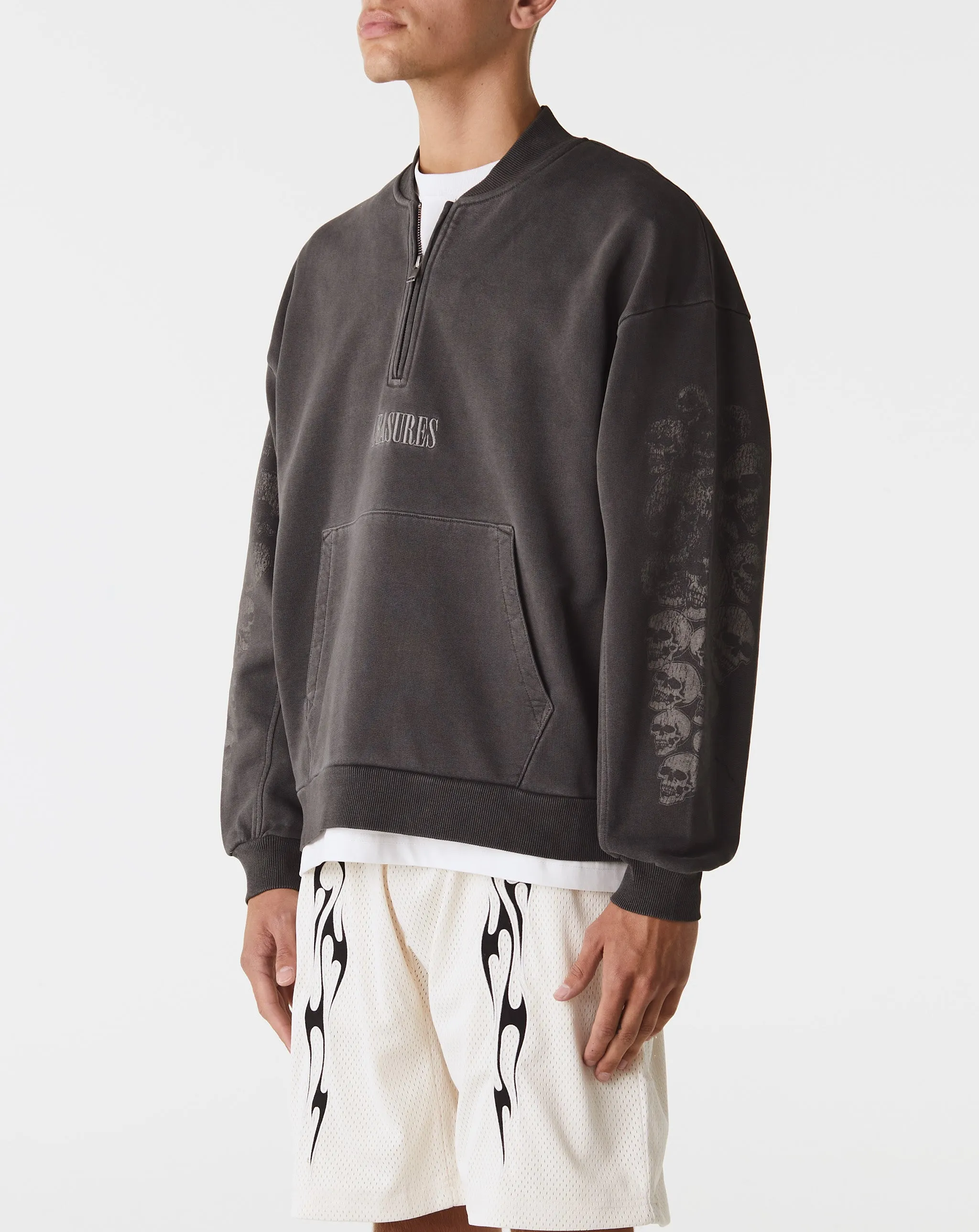 Skull Spiral Quarter Zip