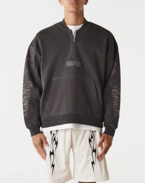 Skull Spiral Quarter Zip