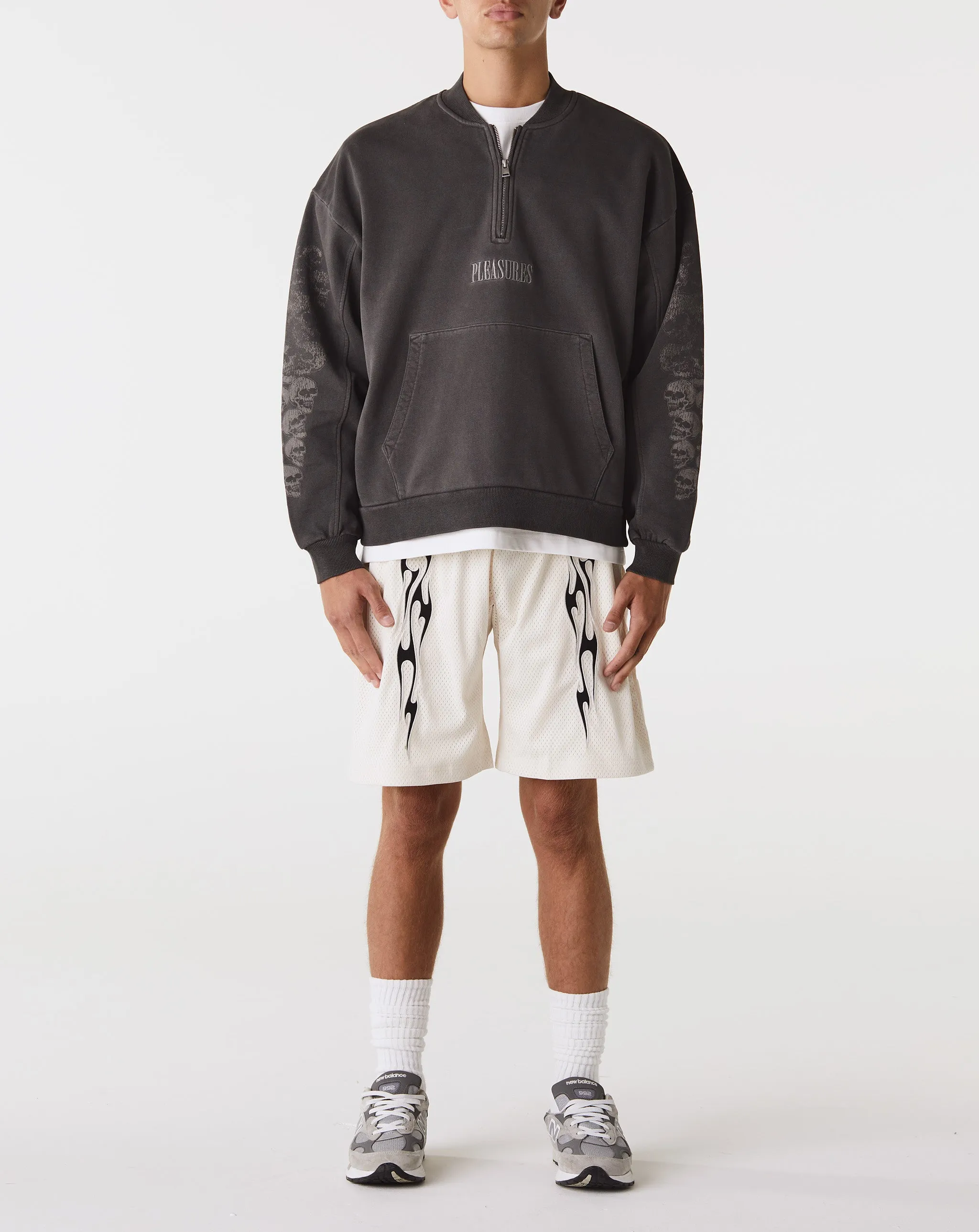 Skull Spiral Quarter Zip