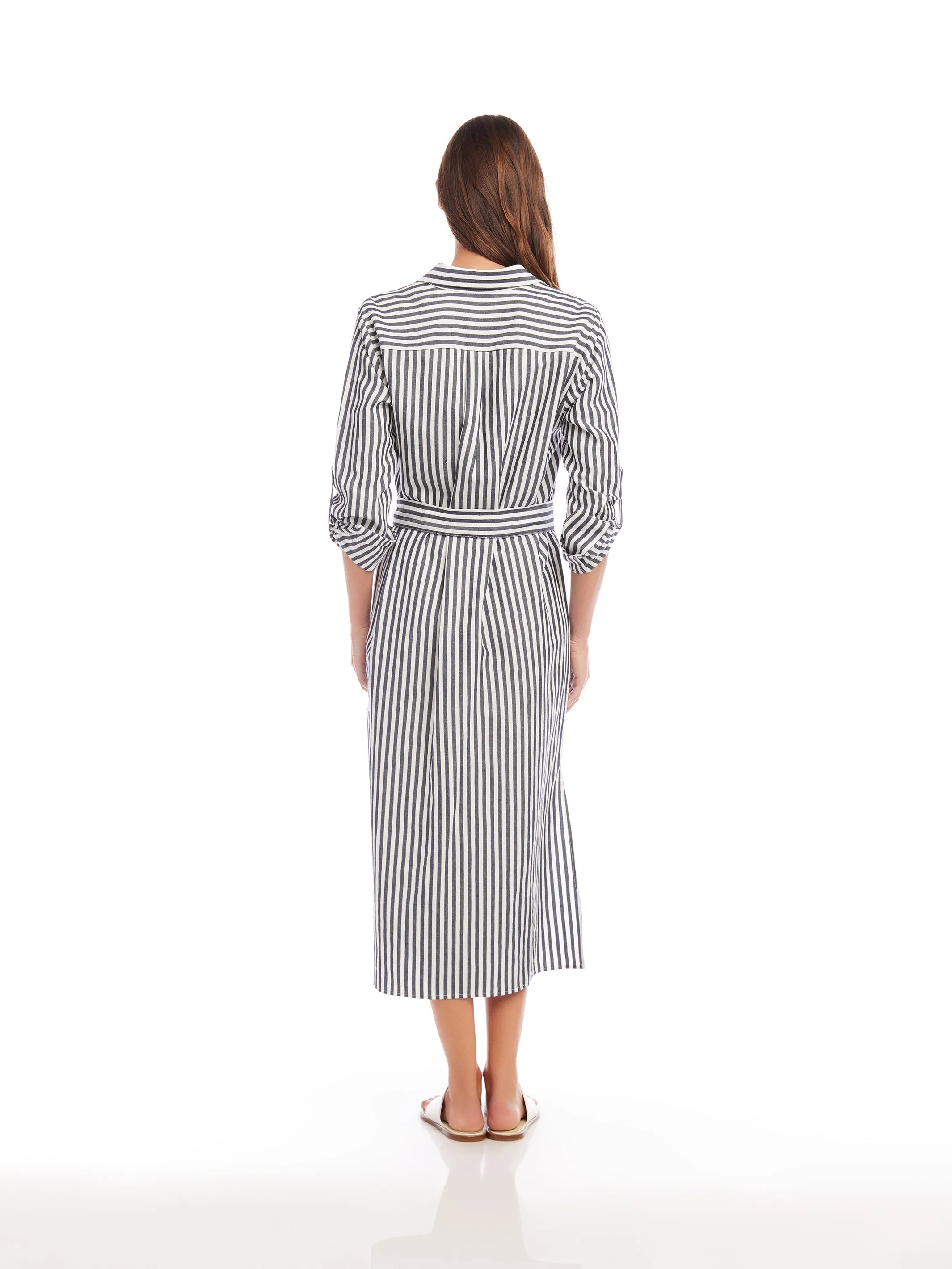 Stripe Shirtdress