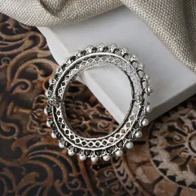 Teejh Aanika Silver Oxidised Bracelet