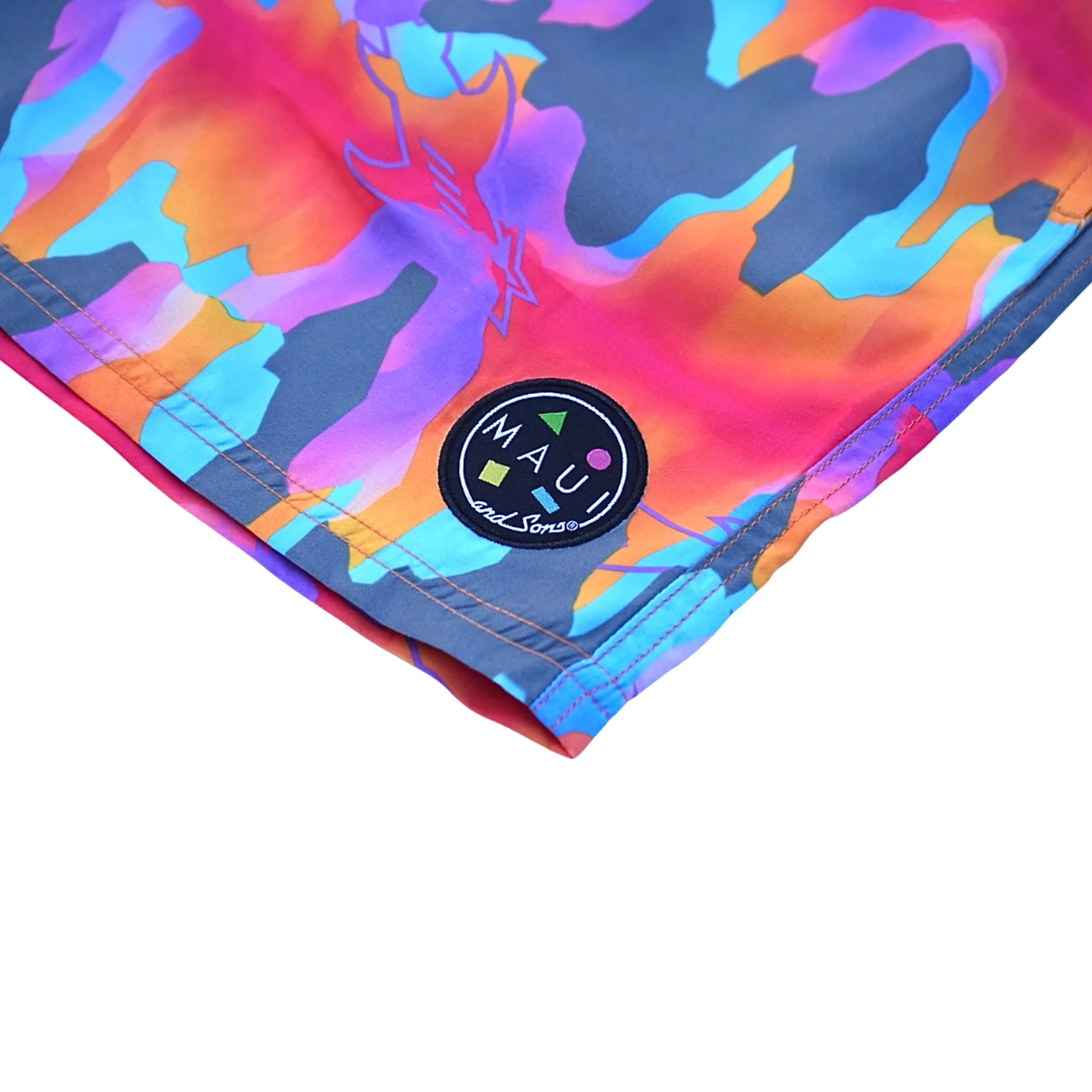 Volcanic Eruption Pool Shorts in Black