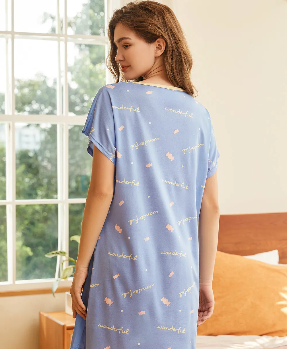 Wish You have a Wonderful Day Sleep Dress